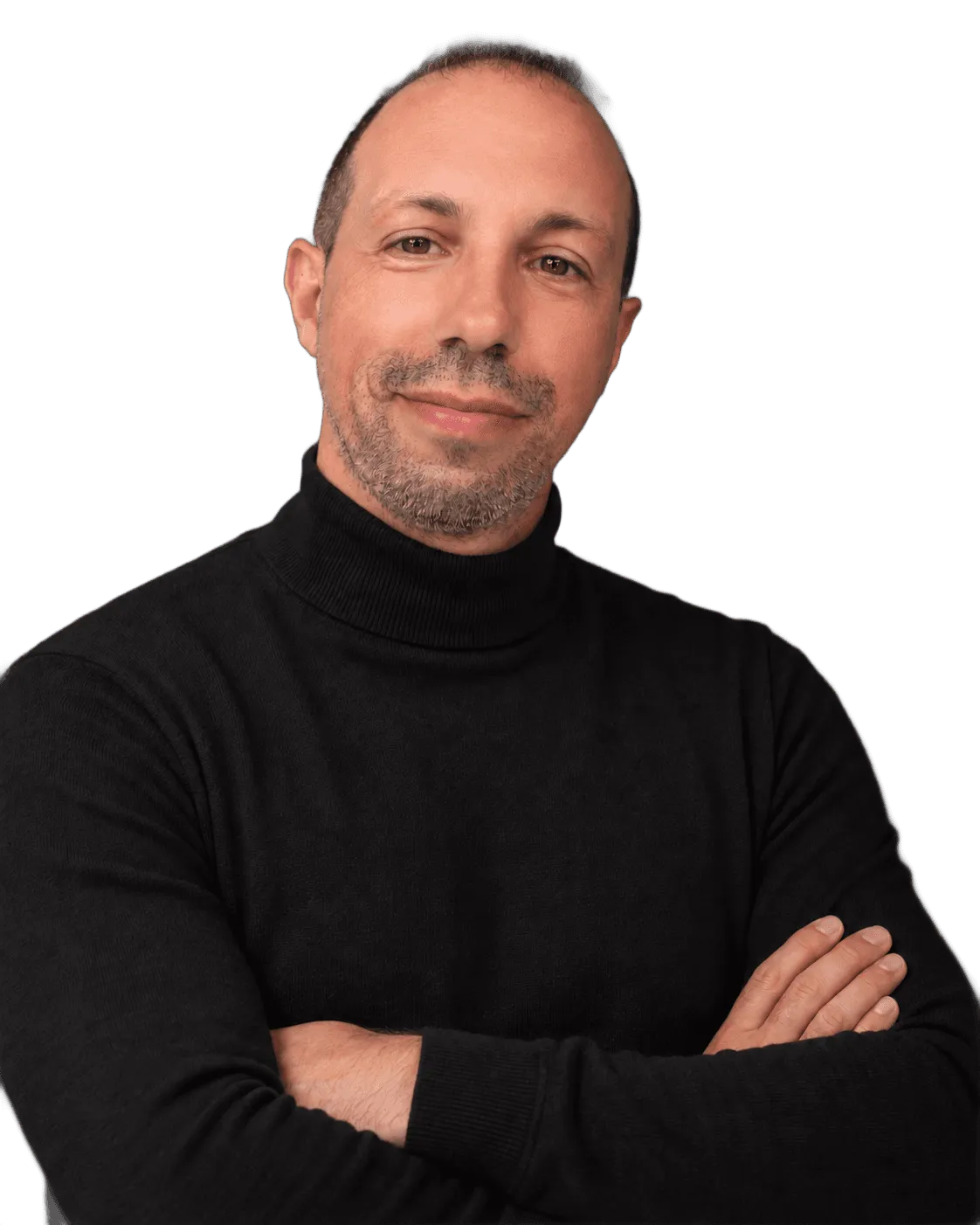 Claudio Ventre, ritratto a braccia conserte